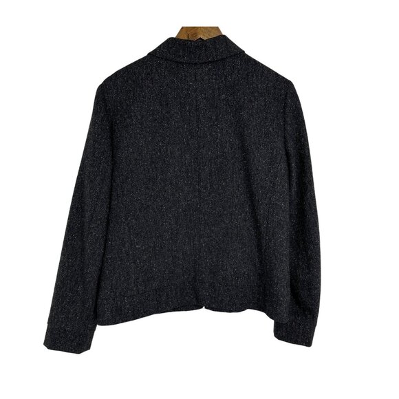 Eddie Bauer Womens Wool Blend Zip Jacket Size L - Picture 6 of 10